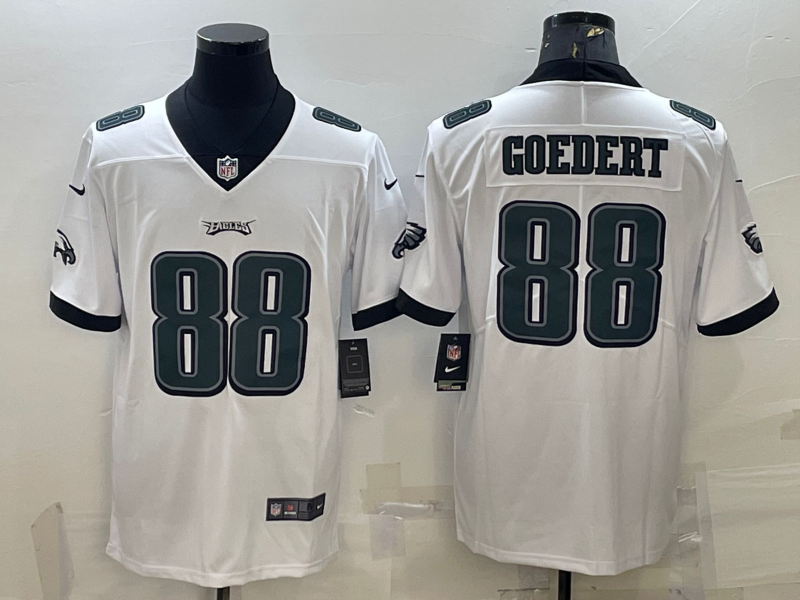 Men's Philadelphia Eagles Dallas Goedert #88 White Jersey
